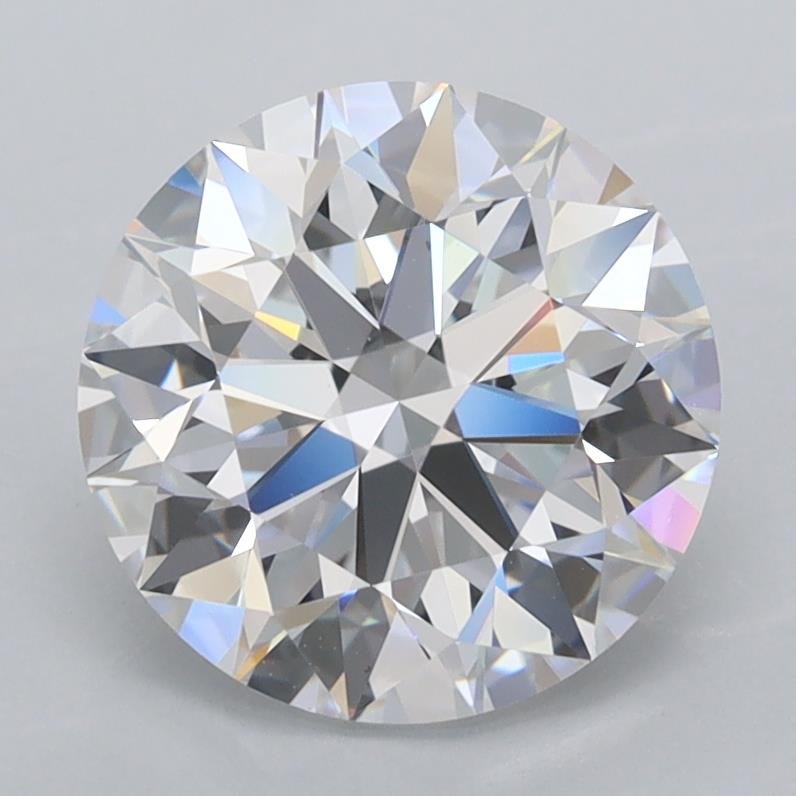 2.55ct D FL Excellent Cut Round Lab Grown Diamond
