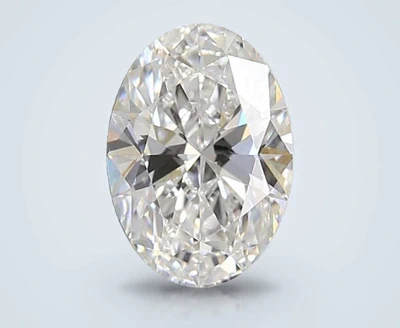 1.70ct D VS1 Rare Carat Ideal Cut Oval Lab Grown Diamond