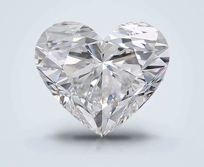 5.15ct E FL Rare Carat Ideal Cut Heart Diamond