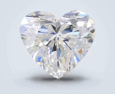 1.59ct D VS1 Rare Carat Ideal Cut Heart Lab Grown Diamond