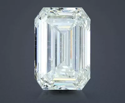 5.06ct K SI2 Rare Carat Ideal Cut Emerald Diamond