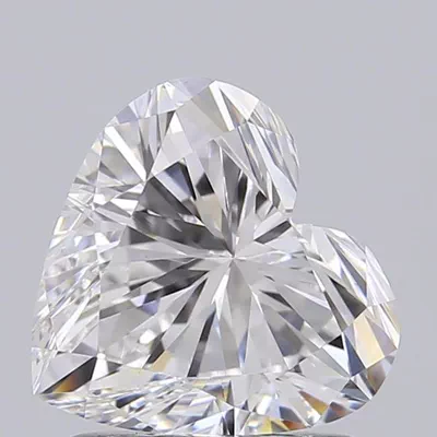1.21ct D VS1 Rare Carat Ideal Cut Heart Lab Grown Diamond