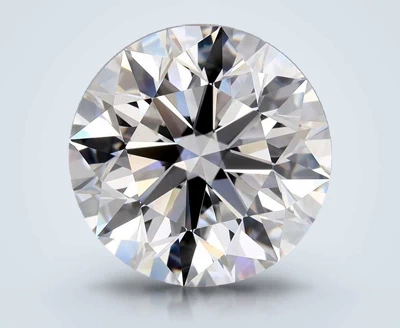 3.70ct D VVS2 Excellent Cut Round Diamond