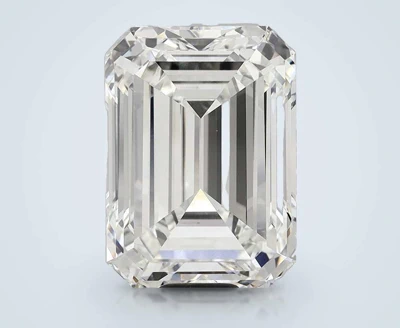 21.07ct G VVS2 Rare Carat Ideal Cut Emerald Lab Grown Diamond