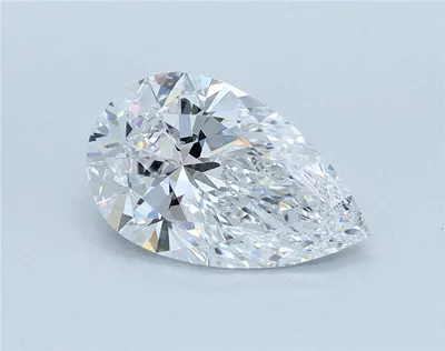 1.08ct D VS2 Rare Carat Ideal Cut Pear Lab Grown Diamond