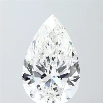 15.09ct F VVS2 Rare Carat Ideal Cut Pear Lab Grown Diamond