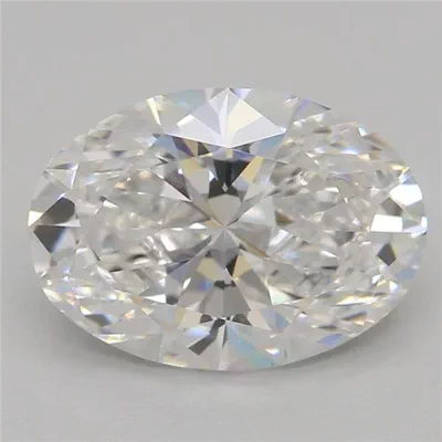 1.51ct E VVS2 Rare Carat Ideal Cut Oval Lab Grown Diamond