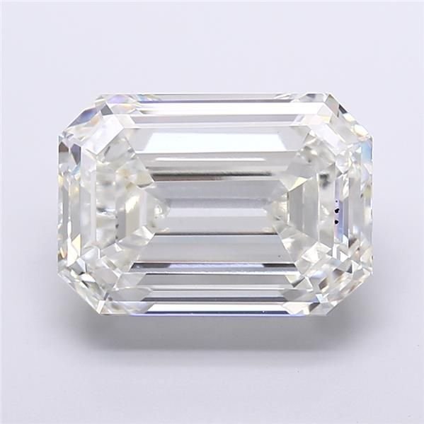 19.19ct H VVS2 Rare Carat Ideal Cut Emerald Lab Grown Diamond