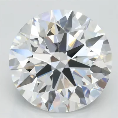 3.89ct D FL Rare Carat Ideal Cut Round Lab Grown Diamond