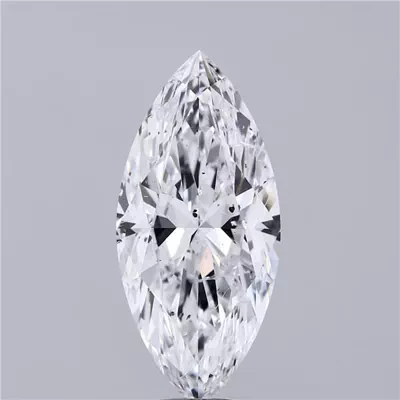 7.51ct D SI2 Rare Carat Ideal Cut Marquise Diamond