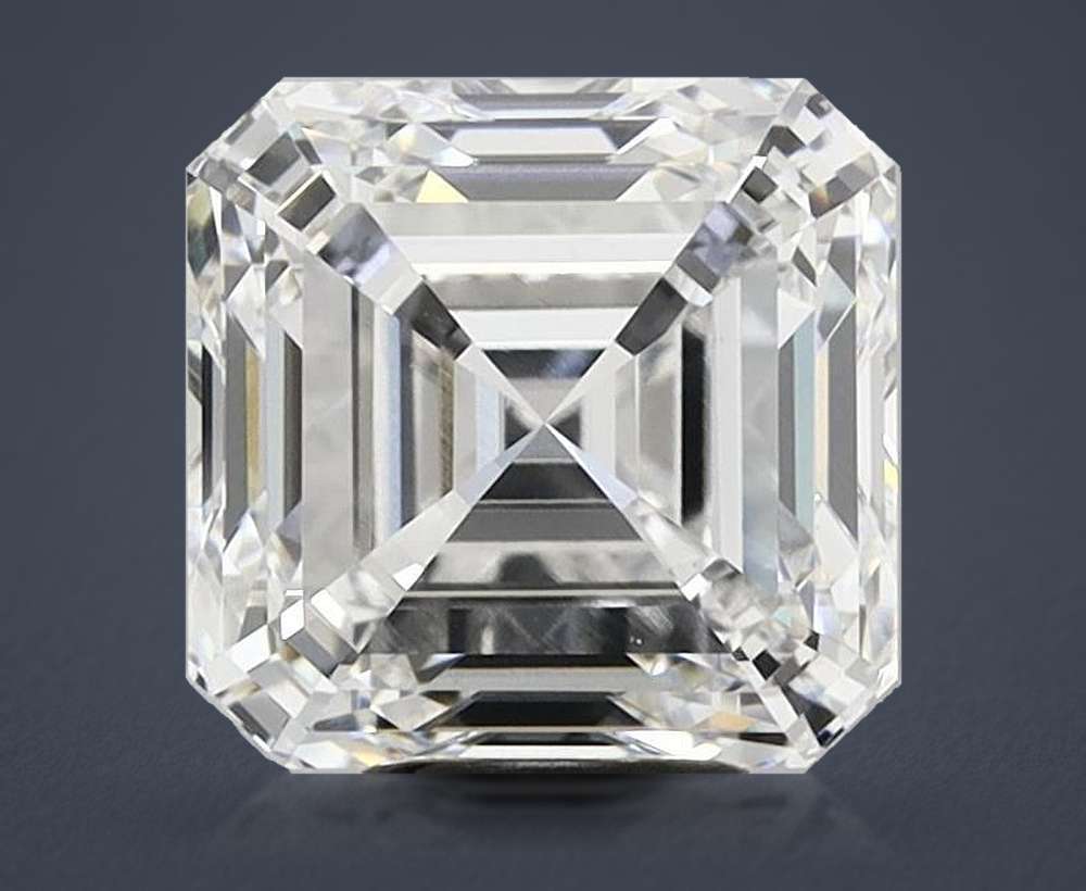 6.51ct E VVS2 Rare Carat Ideal Cut Asscher Lab Grown Diamond