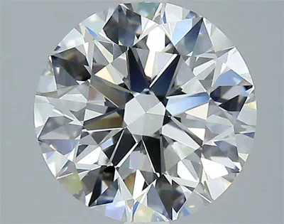 2.76ct F VVS2 Rare Carat Ideal Cut Round Diamond