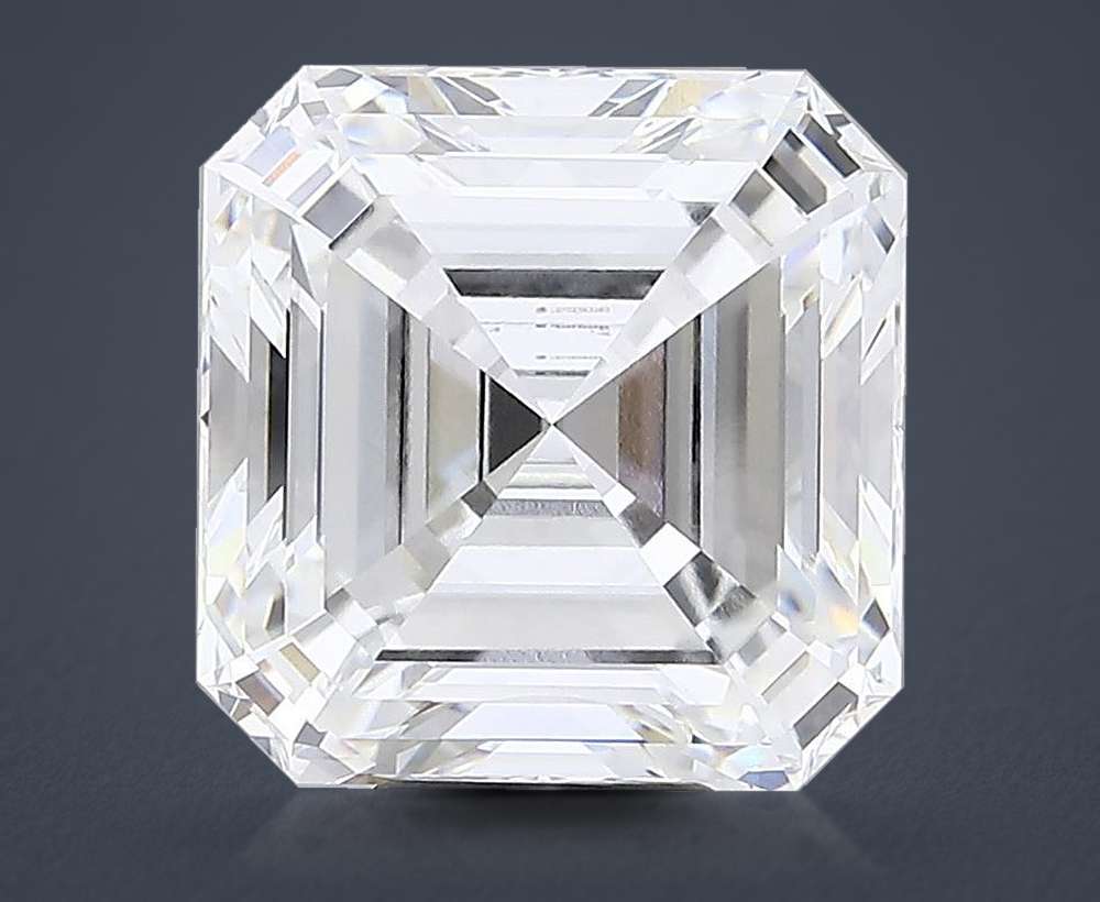 10.22ct E VVS2 Rare Carat Ideal Cut Asscher Lab Grown Diamond