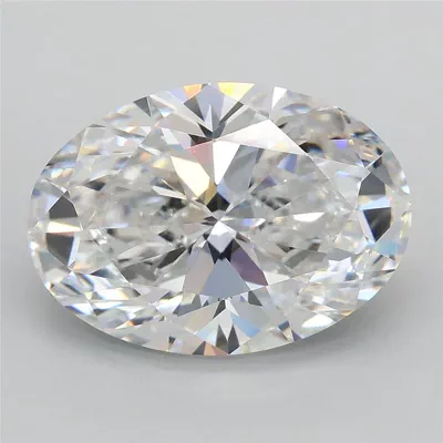 4.01ct E VVS2 Rare Carat Ideal Cut Oval Lab Grown Diamond