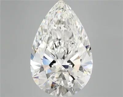 10.12ct F VVS2 Rare Carat Ideal Cut Pear Lab Grown Diamond