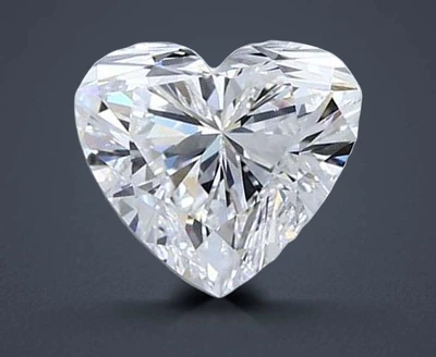1.70ct D VS2 Rare Carat Ideal Cut Heart Diamond