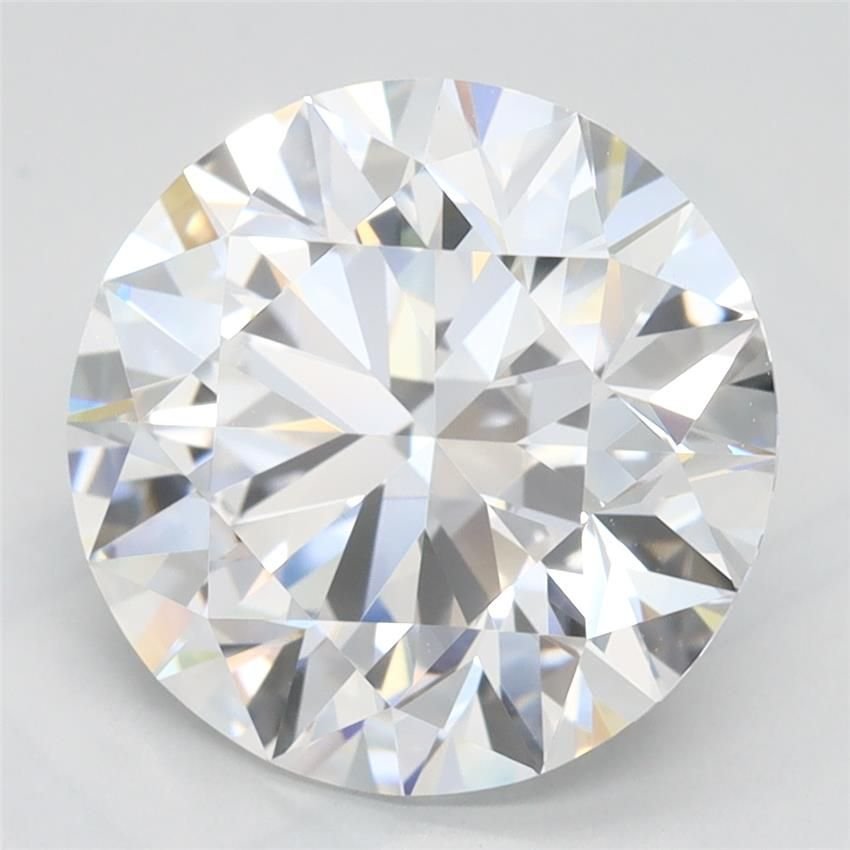 3.79ct D FL Rare Carat Ideal Cut Round Lab Grown Diamond