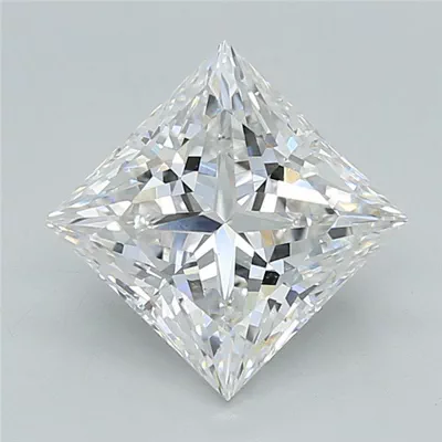 2.05ct D VS1 Rare Carat Ideal Cut Princess Lab Grown Diamond