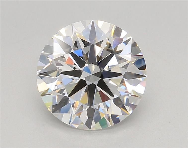 3.06ct E VVS2 Rare Carat Ideal Cut Round Lab Grown Diamond