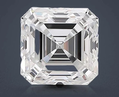 4.03ct D VS1 Very Good Cut Asscher Lab Grown Diamond