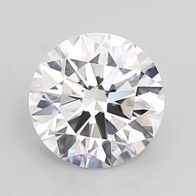 2.01ct D VS2 Rare Carat Ideal Cut Round Lab Grown Diamond