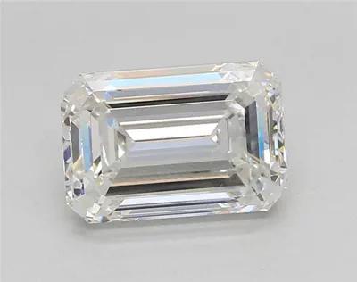 3.05ct G VS1 Rare Carat Ideal Cut Emerald Lab Grown Diamond