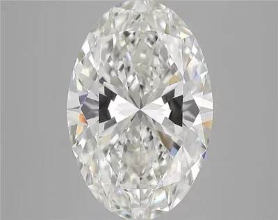 5.29ct H VS2 Rare Carat Ideal Cut Oval Lab Grown Diamond