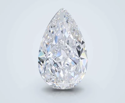8.02ct F IF Excellent Cut Pear Diamond