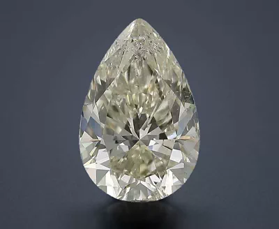 3.01ct J SI2 Rare Carat Ideal Cut Pear Diamond