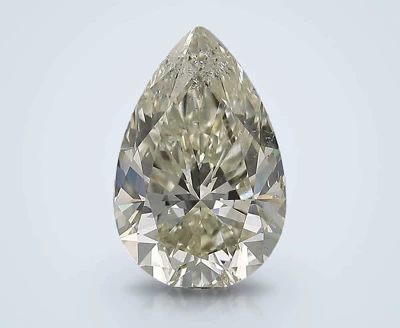 3.01ct J SI2 Rare Carat Ideal Cut Pear Diamond