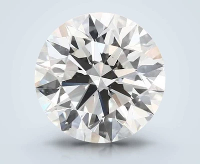 4.01ct H SI1 Rare Carat Ideal Cut Round Diamond