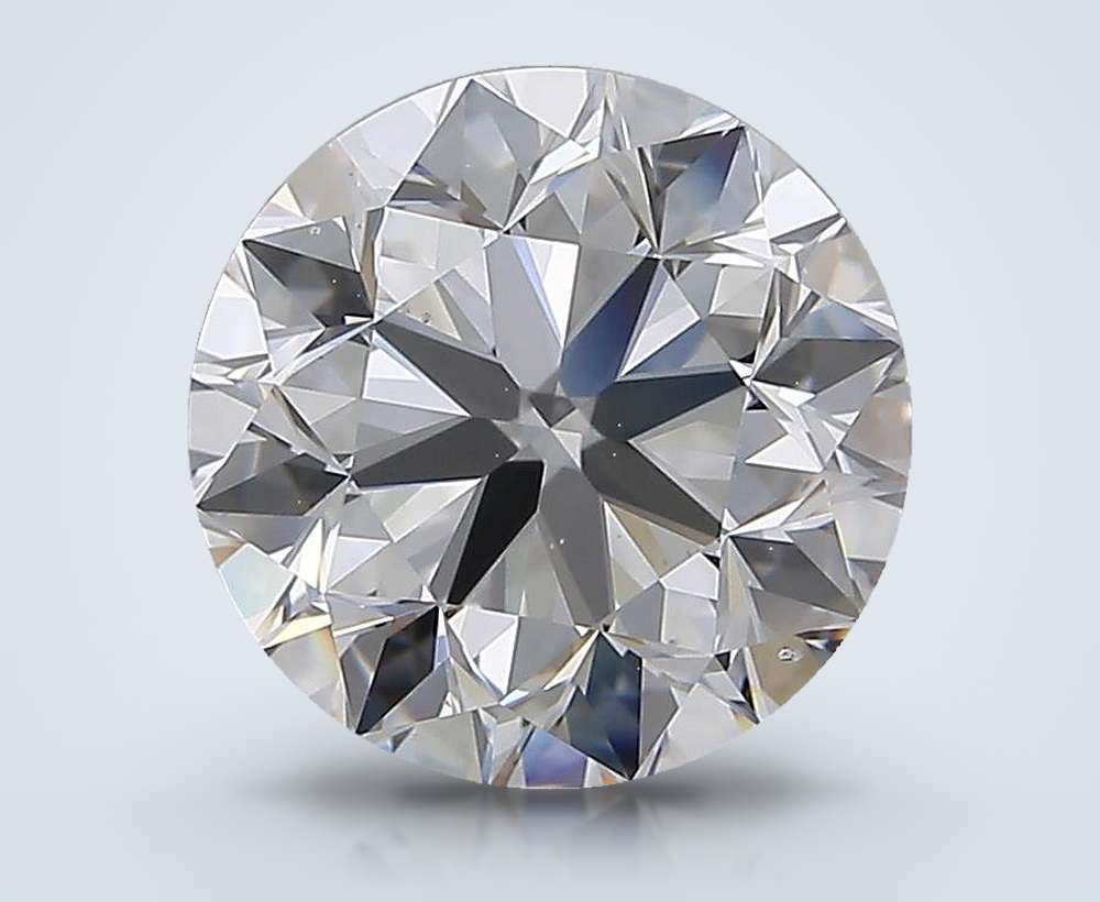 4.07ct D SI1 Very Good Cut Round Diamond