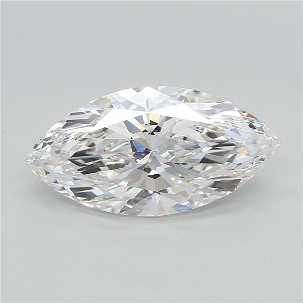 2.95ct F VVS2 Rare Carat Ideal Cut Marquise Lab Grown Diamond