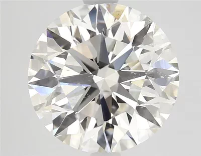 2.71ct I SI2 Rare Carat Ideal Cut Round Diamond