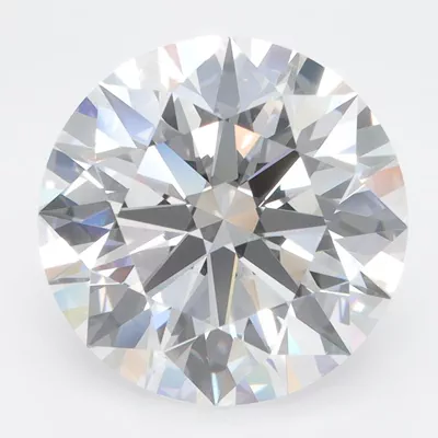 5.42ct D VVS1 Rare Carat Ideal Cut Round Lab Grown Diamond