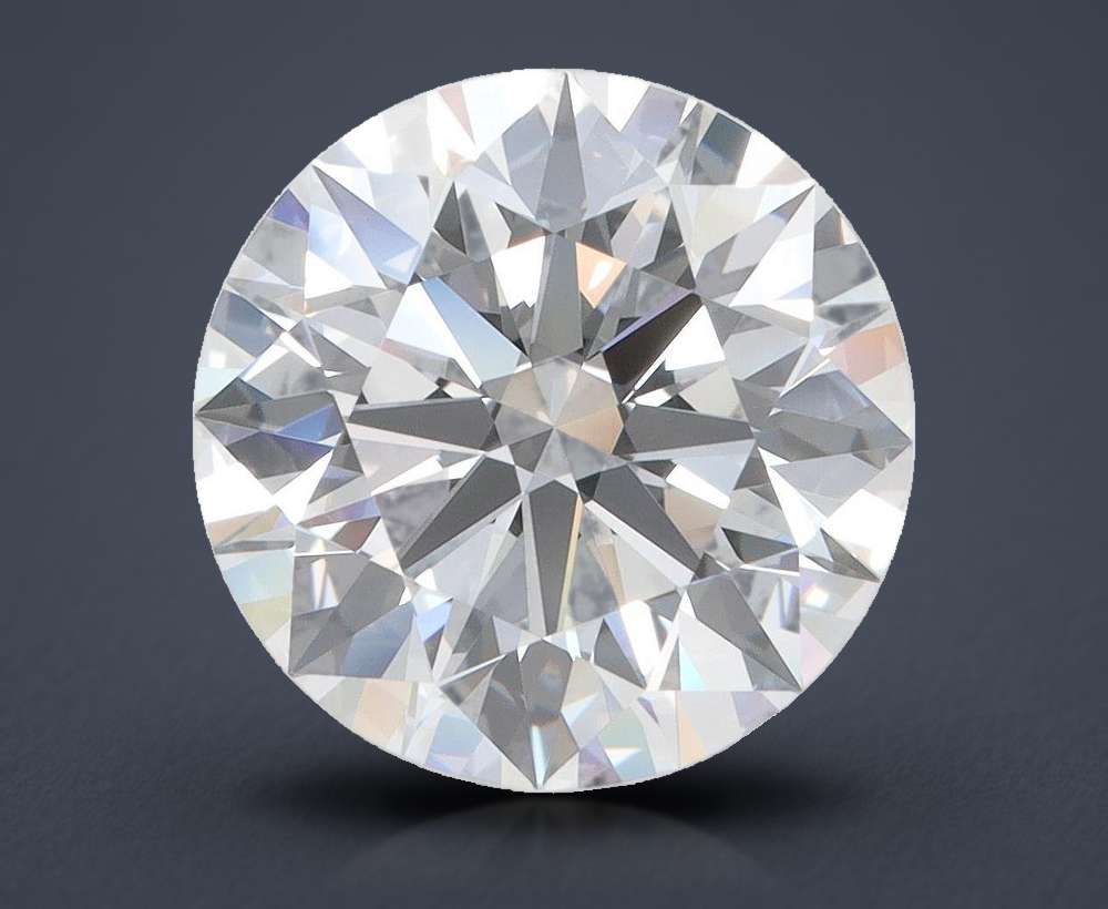 5.42ct D VVS1 Rare Carat Ideal Cut Round Lab Grown Diamond