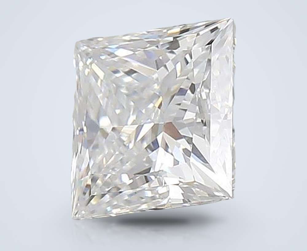 1.04ct E VVS2 Rare Carat Ideal Cut Princess Lab Grown Diamond