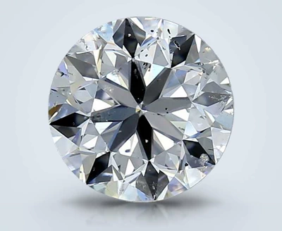 3.01ct D SI2 Very Good Cut Round Diamond
