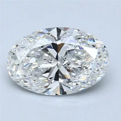 1.60ct F SI2 Rare Carat Ideal Cut Oval Diamond
