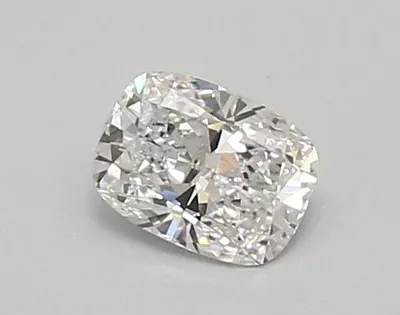 0.59ct D VVS2 Rare Carat Ideal Cut Cushion Lab Grown Diamond