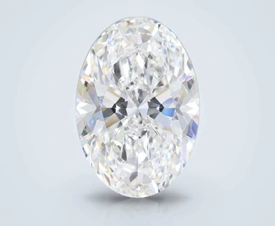 10.27ct F VVS2 Rare Carat Ideal Cut Oval Lab Grown Diamond