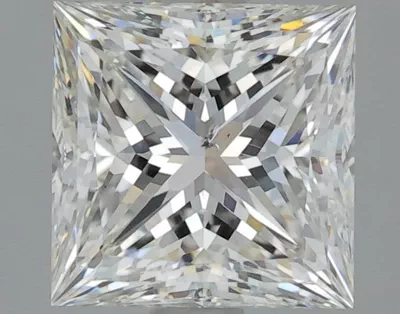 2.12ct J SI2 Rare Carat Ideal Cut Princess Diamond