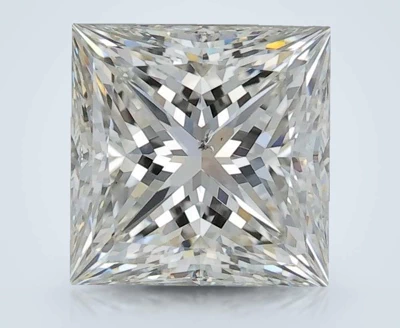 2.12ct J SI2 Rare Carat Ideal Cut Princess Diamond