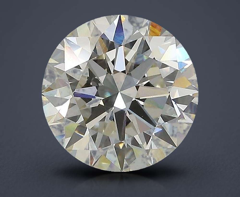 3.00ct J VS1 Excellent Cut Round Lab Grown Diamond