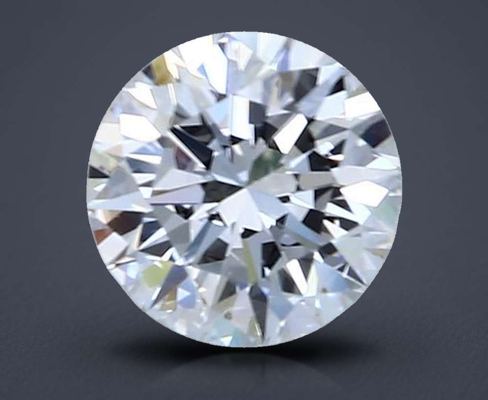 2.02ct E VS2 Rare Carat Ideal Cut Round Diamond