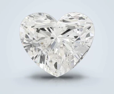 6.53ct F VVS2 Rare Carat Ideal Cut Heart Lab Grown Diamond