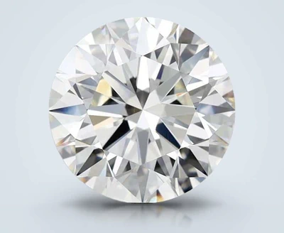 3.07ct J VS2 Rare Carat Ideal Cut Round Diamond