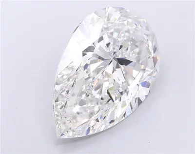13.54ct F VS1 Rare Carat Ideal Cut Pear Lab Grown Diamond