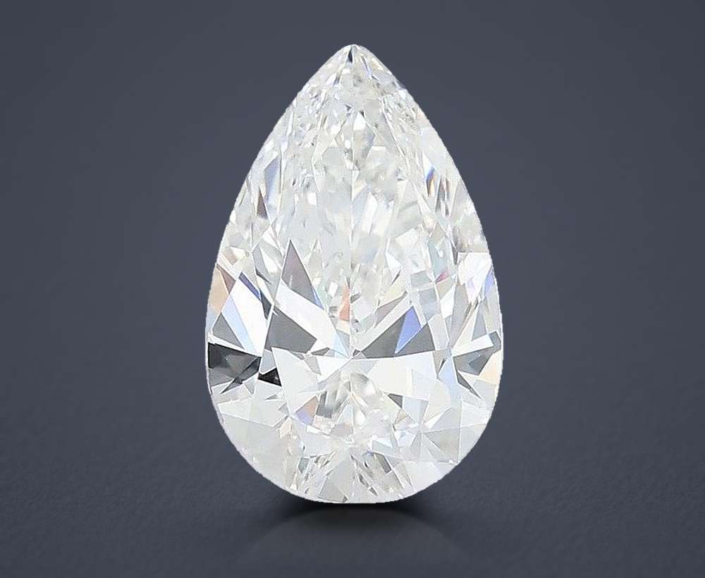 2.25ct E VVS2 Rare Carat Ideal Cut Pear Lab Grown Diamond