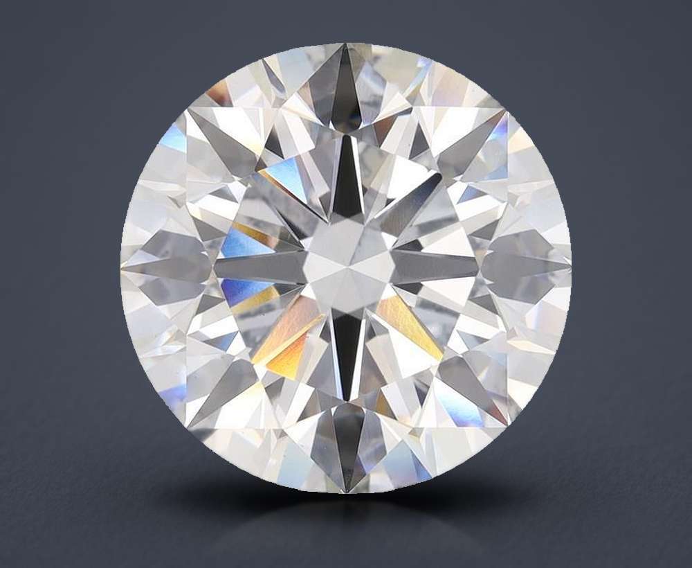 10.54ct F VS1 Rare Carat Ideal Cut Round Lab Grown Diamond